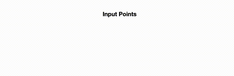 A GIF showing a stroke with input points, outline points, and a curved path connecting these points